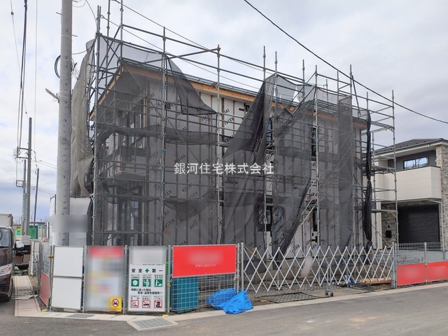 G00385543 千葉県市川市北方町４丁目 新築一戸建て 6199万円 土地面積155.04m² (約46.89坪) 建物面積109.06m² (約32.99坪) 間取り４ＬＤＫ 築年月2026年03月【外観17】