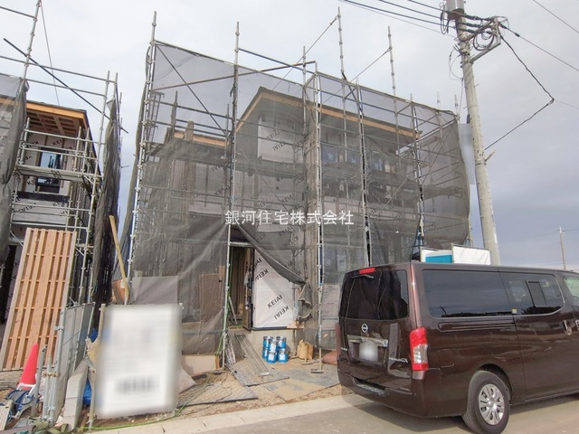 G00385543 千葉県市川市北方町４丁目 新築一戸建て 6199万円 土地面積155.04m² (約46.89坪) 建物面積109.06m² (約32.99坪) 間取り４ＬＤＫ 築年月2026年03月【外観18】