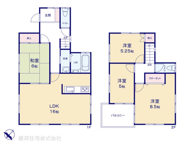 G00385755 千葉県松戸市河原塚 中古一戸建て 2799万円【間取図】