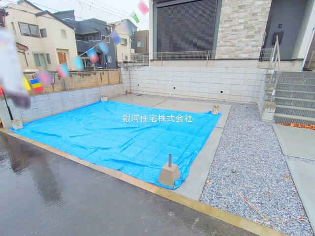 G00385850 千葉県市川市北方町４丁目 新築一戸建て 5199万円 土地面積134.11m² (約40.56坪) 建物面積105.24m² (約31.83坪) 間取り２ＳＬＤＫ 築年月2025年12月(築１年以内)【外観12】