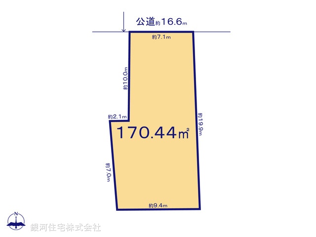 G00385923 東京都新宿区原町３丁目 土地 2億9800万円【区画図】