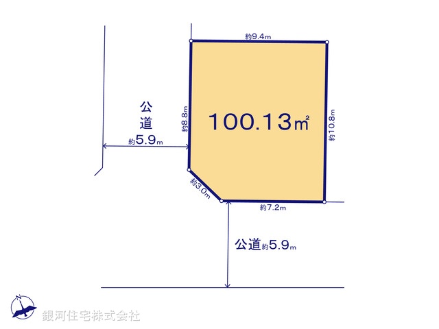 G00385938 東京都板橋区桜川２丁目 土地 8980万円【区画図】