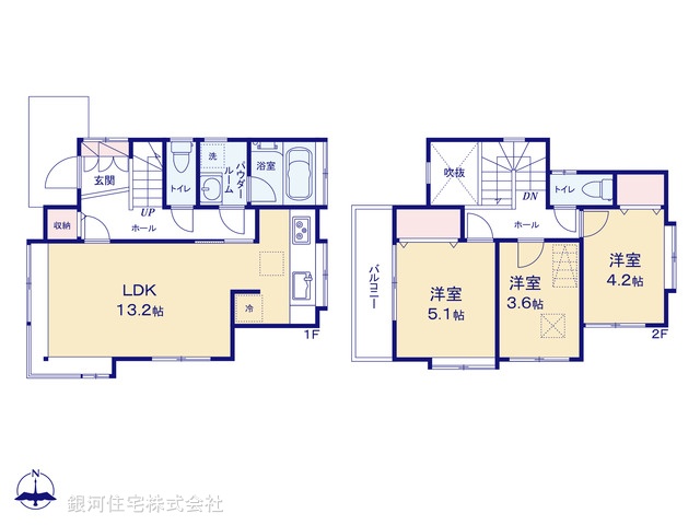 G00386274 神奈川県川崎市麻生区王禅寺西１丁目 中古一戸建て 4999万円【間取図】