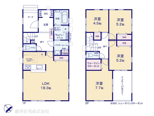 G00386690 埼玉県さいたま市岩槻区大字新方須賀 新築一戸建て 3180万円【間取図】