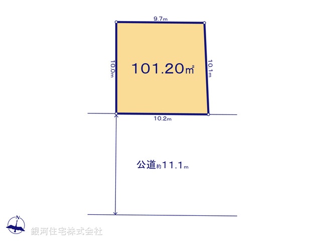 G00386802 神奈川県横浜市磯子区下町 土地 5980万円【区画図】