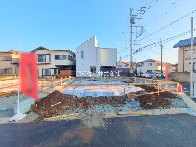 G00387109 千葉県船橋市松が丘１丁目 新築一戸建て 3590万円 土地面積120.01m² (約36.30坪) 建物面積102.26m² (約30.93坪) 間取り４ＬＤＫ 築年月2026年02月【外観14】