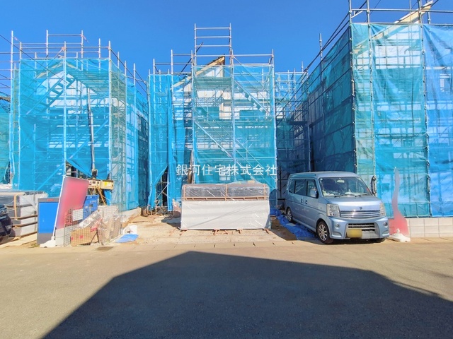 G00387118 千葉県船橋市松が丘１丁目 新築一戸建て 3490万円 土地面積120.27m² (約36.38坪) 建物面積96.87m² (約29.30坪) 間取り４ＬＤＫ 築年月2026年02月【外観5】