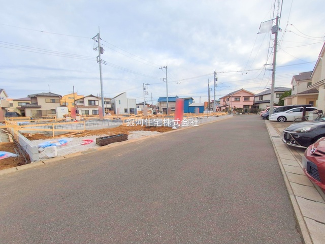 G00387118 千葉県船橋市松が丘１丁目 新築一戸建て 3490万円 土地面積120.27m² (約36.38坪) 建物面積96.87m² (約29.30坪) 間取り４ＬＤＫ 築年月2026年02月【外観12】