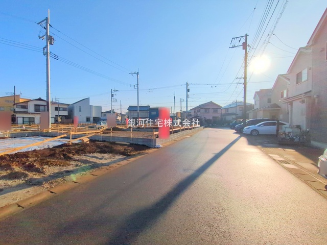 G00387118 千葉県船橋市松が丘１丁目 新築一戸建て 3490万円 土地面積120.27m² (約36.38坪) 建物面積96.87m² (約29.30坪) 間取り４ＬＤＫ 築年月2026年02月【外観17】