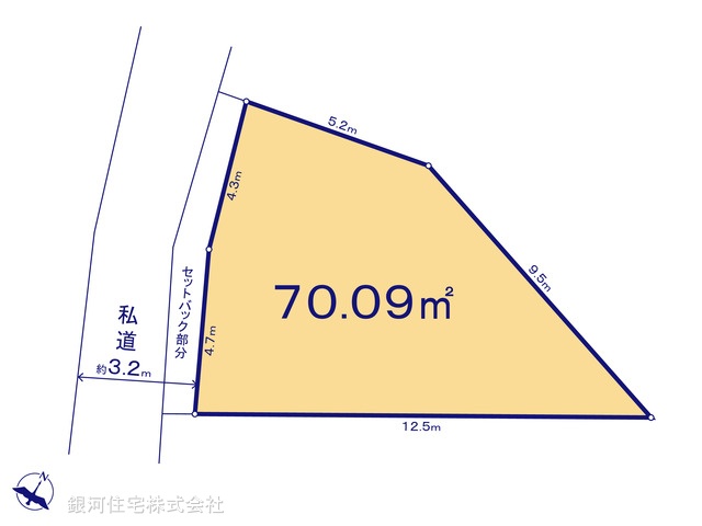 G00387161 東京都港区白金台３丁目 土地 1億8000万円【区画図】
