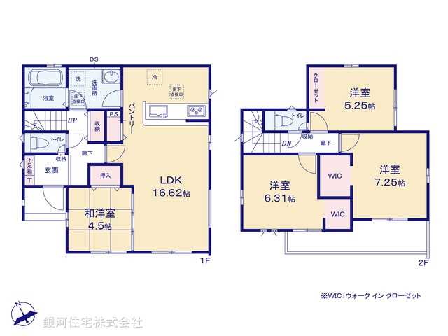 G00387203 千葉県四街道市和良比 新築一戸建て 3690万円【間取図】