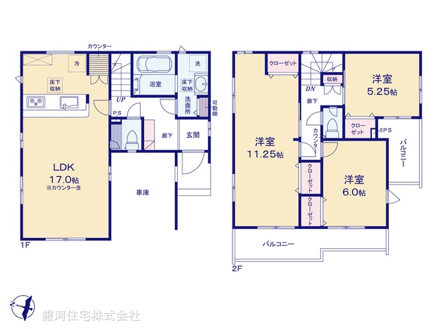 G00387212 埼玉県さいたま市大宮区堀の内町２丁目 新築一戸建て 6198万円【間取図】