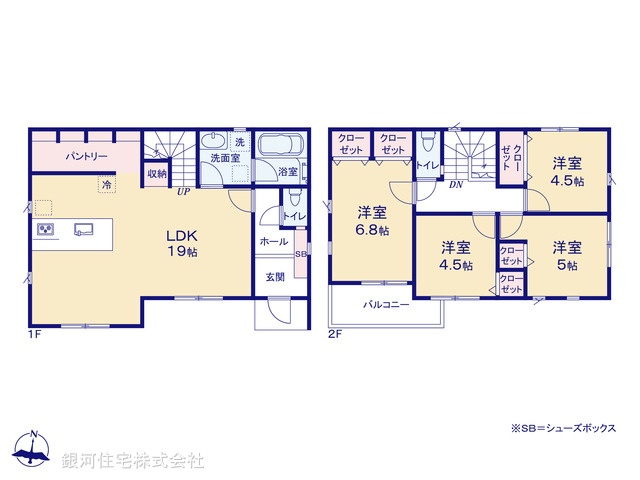 G00387216 神奈川県綾瀬市深谷上７丁目 新築一戸建て 4480万円【間取図】