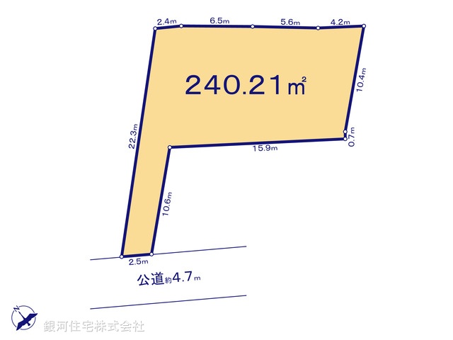 G00387268 神奈川県伊勢原市桜台１丁目 土地 1480万円【区画図】