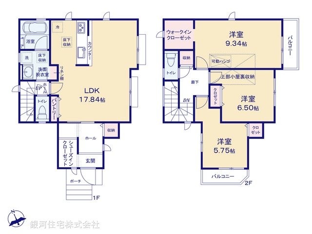 G00387287 神奈川県厚木市温水 新築一戸建て 3450万円【間取図】