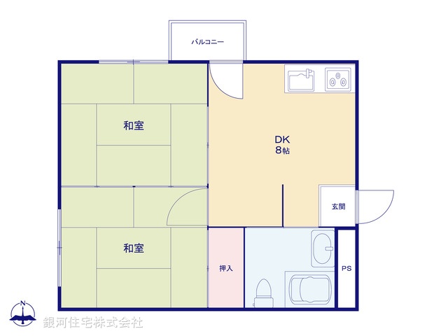 G00387321 東京都中野区丸山２丁目 中古マンション 1430万円【間取図】