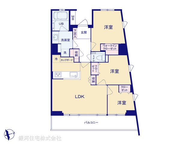 G00387329 東京都中央区湊２丁目 中古マンション 2億1800万円【間取図】