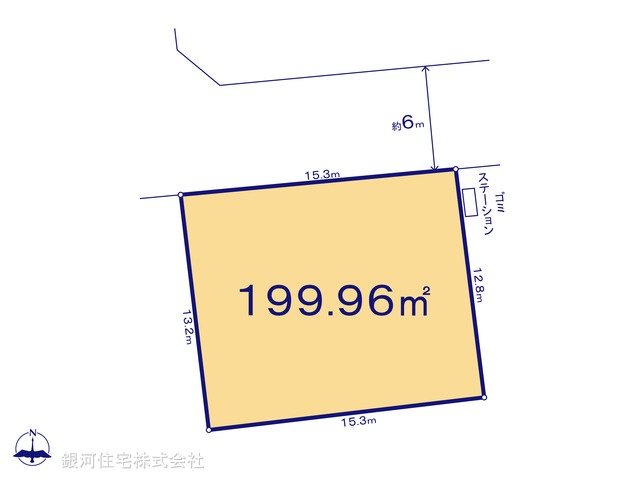 G00387357 千葉県木更津市港南台４丁目 土地 1100万円【区画図】