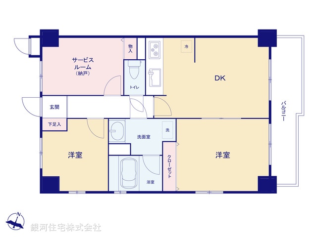 G00387427 埼玉県さいたま市南区内谷１丁目 中古マンション 2980万円【間取図】