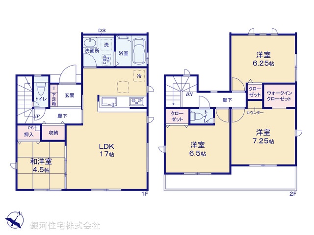 G00387574 千葉県野田市野田 新築一戸建て 2790万円【間取図】