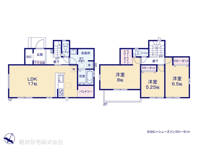 G00387665 千葉県佐倉市山崎 新築一戸建て 3290万円【間取図】