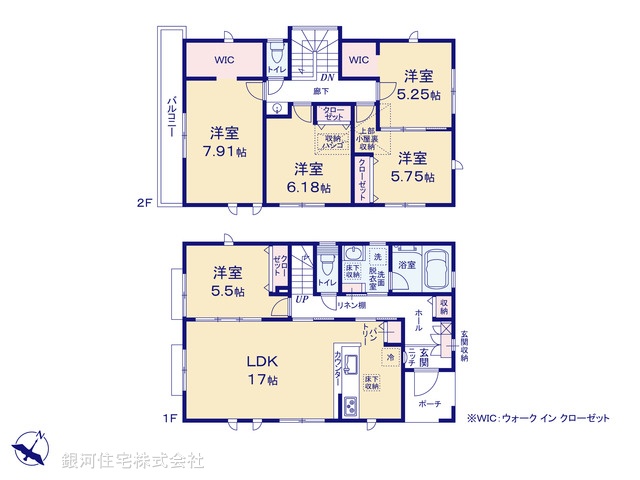G00387811 東京都羽村市緑ヶ丘２丁目 新築一戸建て 5380万円【間取図】