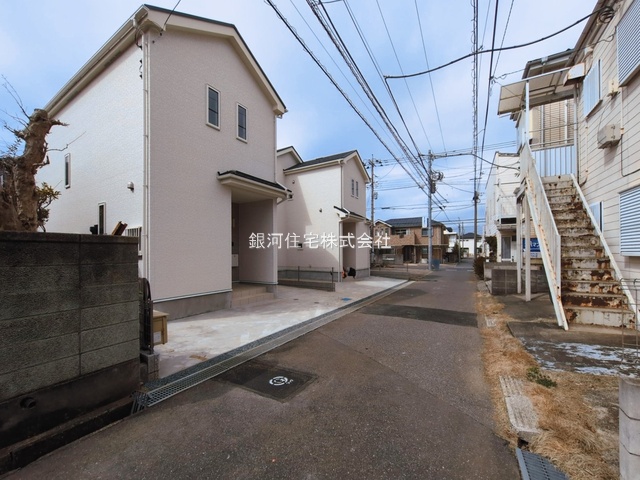 G00387993 千葉県八千代市八千代台東３丁目 新築一戸建て 3990万円 土地面積113.44m² (約34.31坪) 建物面積96.26m² (約29.11坪) 間取り４ＬＤＫ 築年月2026年02月【外観3】