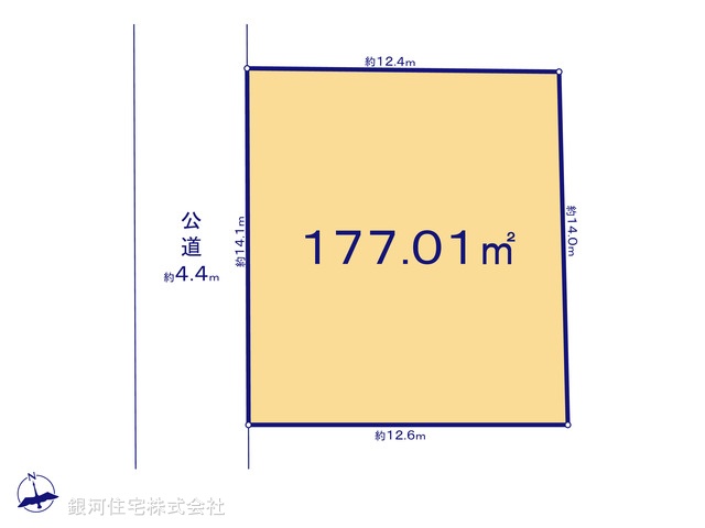 G00388168 神奈川県横浜市瀬谷区下瀬谷２丁目 土地 3780万円【区画図】