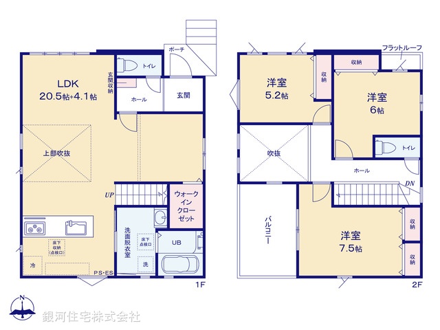 G00388193 千葉県四街道市大日 新築一戸建て 3799万円【間取図】