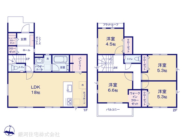 G00388230 神奈川県伊勢原市板戸 新築一戸建て 3780万円【間取図】