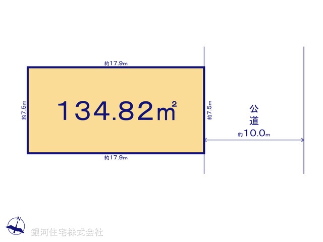 G00388251 東京都西多摩郡瑞穂町南平２丁目 土地 1980万円【区画図】