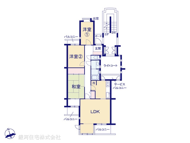 G00388261 神奈川県秦野市鶴巻南５丁目 中古マンション 1748万円【間取図】