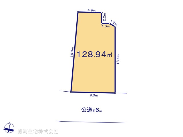 G00388300 埼玉県越谷市大字大林 土地 2899万円【区画図】