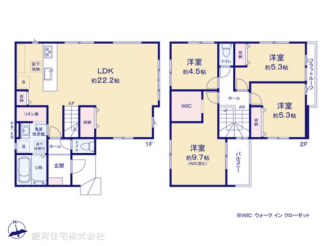 G00388355 埼玉県草加市金明町 新築一戸建て 4899万円【間取図】