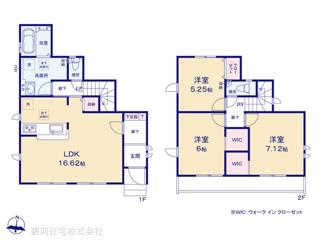 G00388363 埼玉県さいたま市北区日進町２丁目 新築一戸建て 4399万円【間取図】