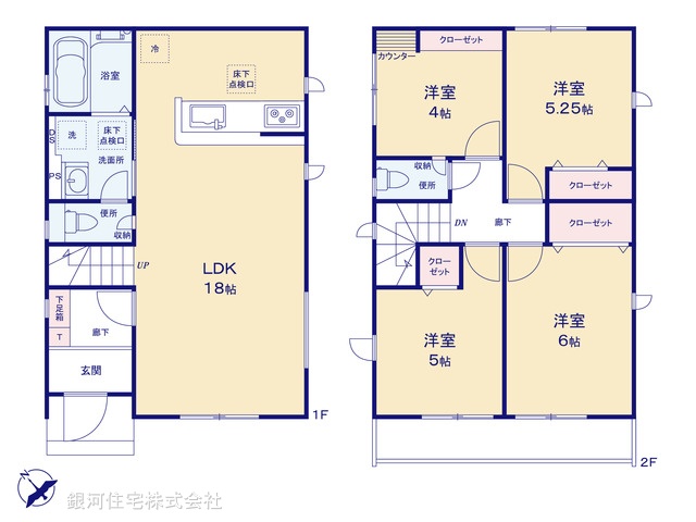 G00388447 東京都町田市本町田 新築一戸建て 3999万円【間取図】