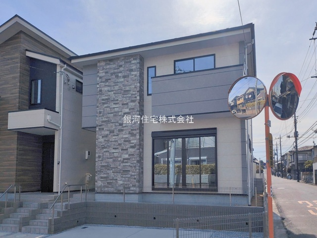 G00388486 千葉県松戸市小金原１丁目 新築一戸建て 4499万円 土地面積123.45m² (約37.34坪) 建物面積105.16m² (約31.81坪) 間取り４ＬＤＫ 築年月2026年01月(築１年以内)【外観10】