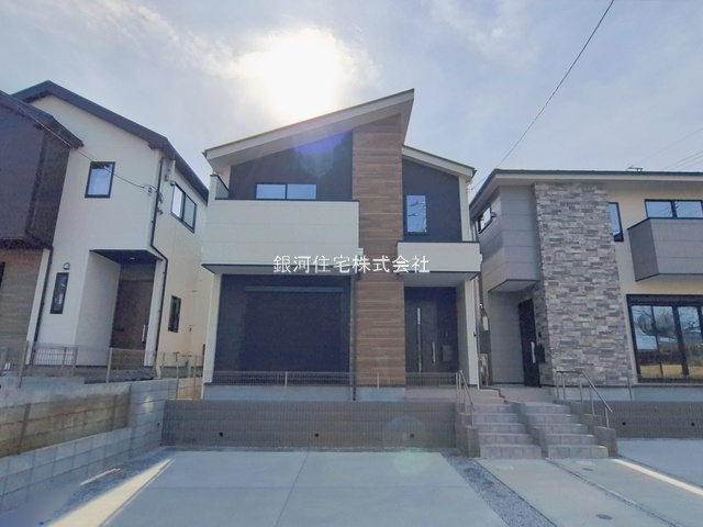 G00388487 千葉県松戸市小金原１丁目 新築一戸建て 4299万円 土地面積123.44m² (約37.34坪) 建物面積104.15m² (約31.50坪) 間取り４ＬＤＫ 築年月2026年01月(築１年以内)【外観6】