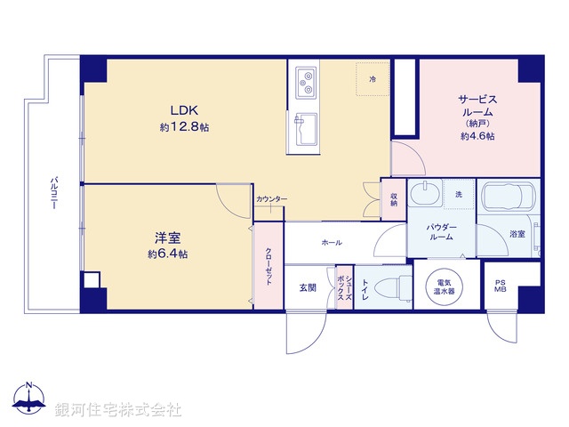 G00388499 埼玉県川口市本町４丁目 中古マンション 2780万円【間取図】