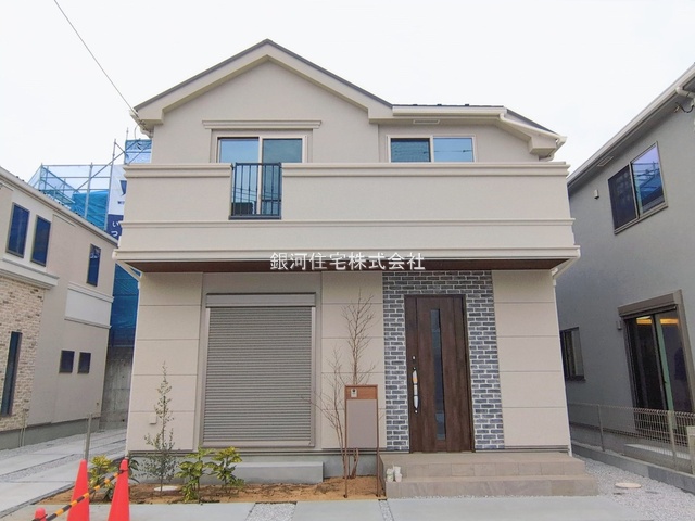 G00388532 東京都稲城市坂浜 新築一戸建て 5530万円 土地面積130.49m² (約39.47坪) 建物面積104.65m² (約31.65坪) 間取り４ＬＤＫ 築年月2026年02月(築１年以内)【外観4】