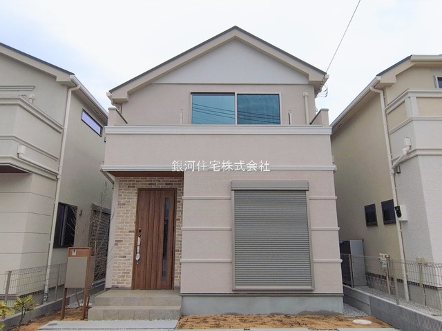 G00388535 東京都稲城市坂浜 新築一戸建て 5380万円 土地面積130.20m² (約39.38坪) 建物面積101.32m² (約30.64坪) 間取り２ＳＬＤＫ 築年月2026年02月(築１年以内)【外観6】