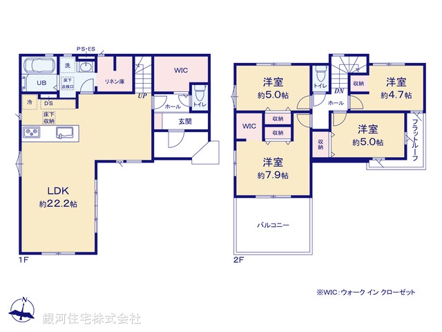 G00388657 千葉県松戸市高塚新田 新築一戸建て 4199万円【間取図】