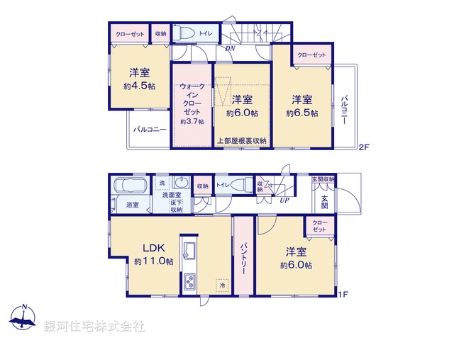 G00388722 神奈川県横浜市南区大岡１丁目 中古一戸建て 4480万円【間取図】
