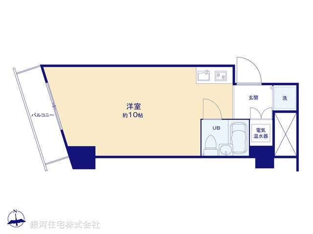 G00388737 東京都港区芝大門１丁目 中古マンション 2980万円【間取図】