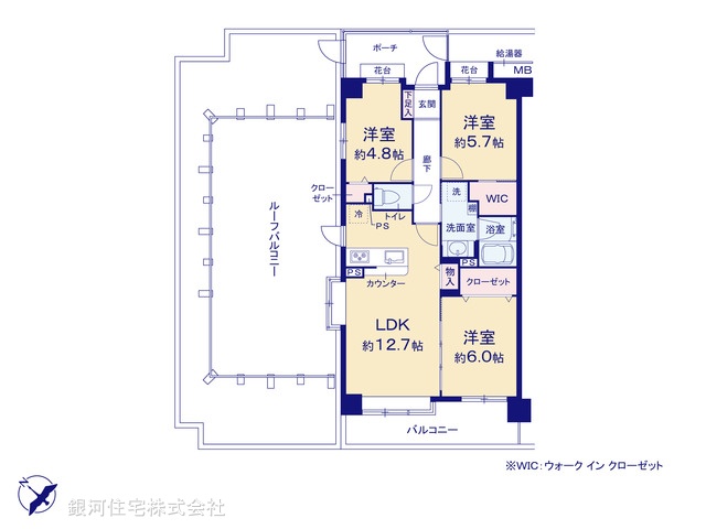 G00389259 埼玉県さいたま市南区大谷場２丁目 中古マンション 3699万円【間取図】