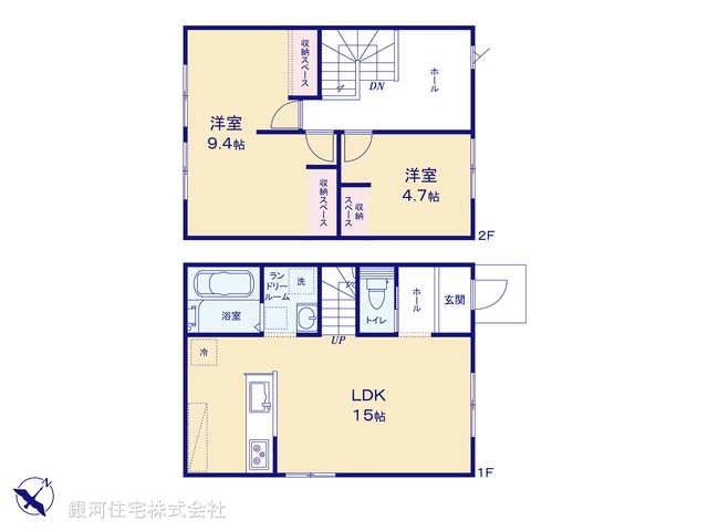 G00389271 千葉県木更津市真舟１丁目 新築一戸建て 2680万円【間取図】