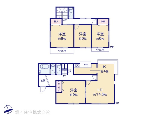 G00389354 千葉県市原市桜台３丁目 中古一戸建て 1599万円【間取図】