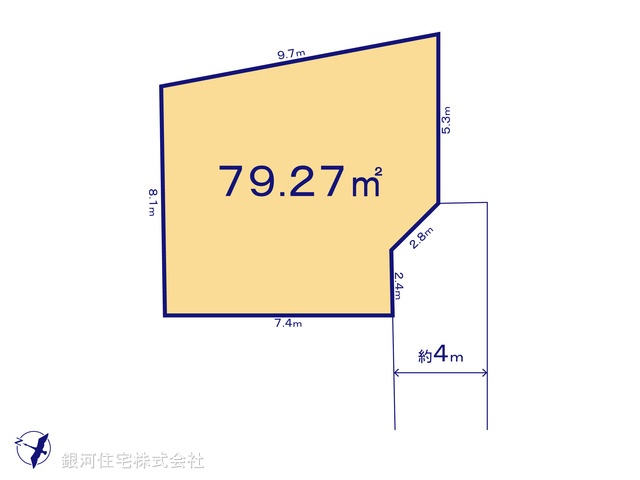 G00389834 埼玉県さいたま市緑区大字大間木 土地 1380万円【区画図】