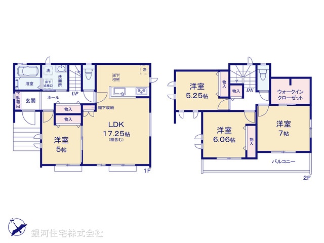 G00389932 千葉県松戸市常盤平双葉町 新築一戸建て 6090万円【間取図】
