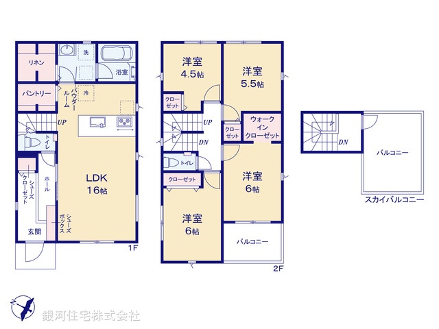 G00389942 神奈川県綾瀬市寺尾釜田１丁目 新築一戸建て 4080万円【間取図】